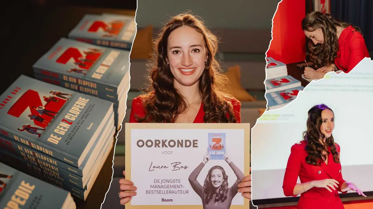 Laura Bas: de jongste managementbestsellerauteur van Nederland