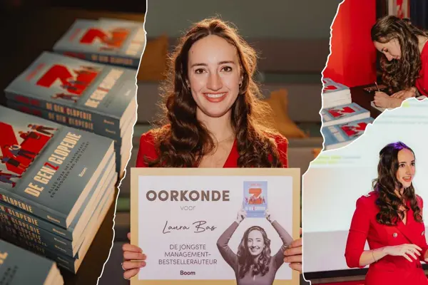 Laura Bas: de jongste managementbestsellerauteur van Nederland