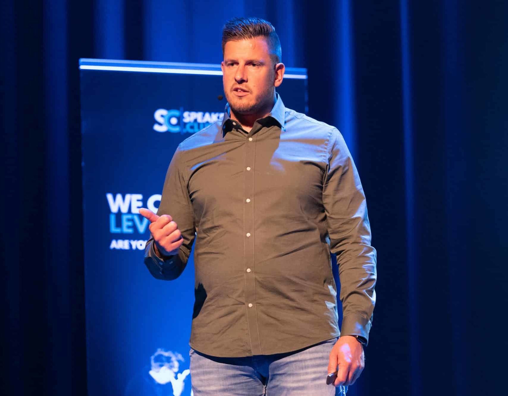 Spreker Pieter Blonk